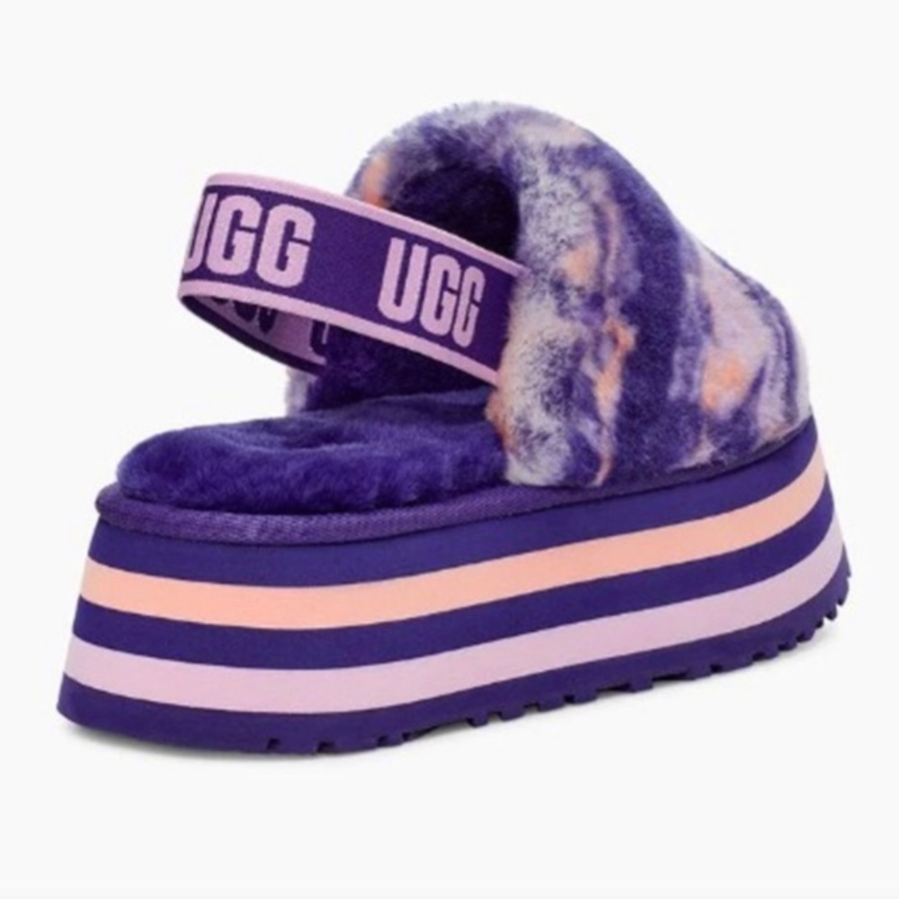Women's Disco Marble Slide Purple Size 8 - Picture 3 of 5